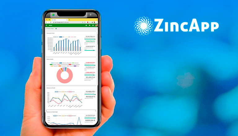 zinc app software de gestion de recursos